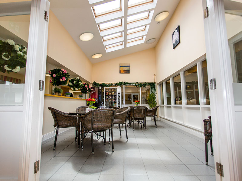 Castle Gardens Nursing Home Memory Care Centre Enniscorthy Wexford sunroom light family space visitors