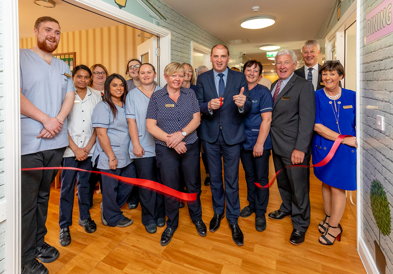 Joe Hanrahan, Mowlam Healthcare, Pat Shanahan, Sue Shortt, official opening, memory care centre, memory care, dementia, dementia care, alzheimers, castle gardens, nursing home, enniscorthy, wexford, healthcare, elderly care