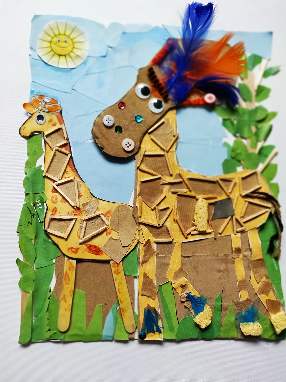 Mrs Giraffe and her sonLeviPatrickCoada6Sligo 2