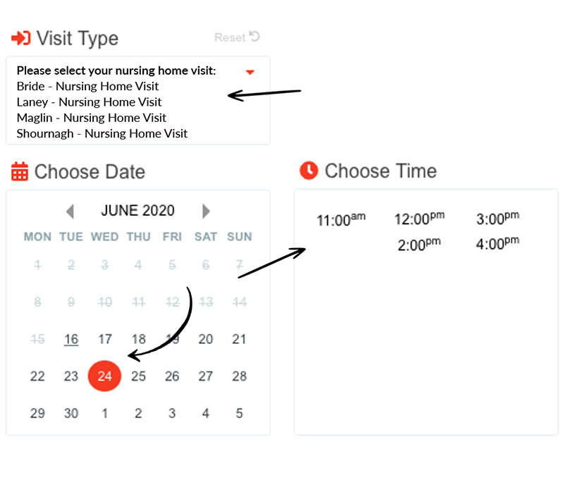 yellow schedule, yellowschedule, visits, family visits, nursing home, nursing homes, mowlam healthcare