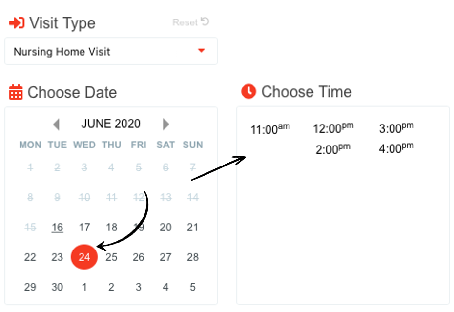 yellow schedule, yellowschedule, visits, family visits, nursing home, nursing homes, mowlam healthcare